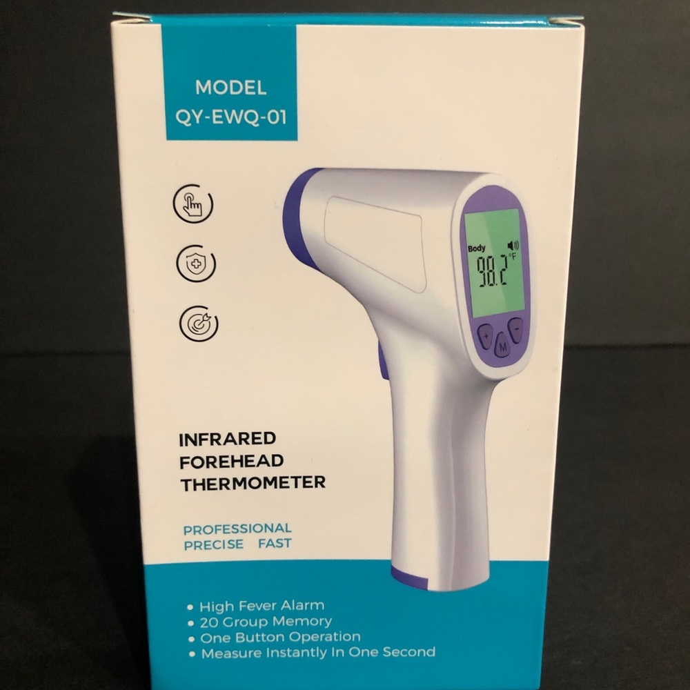 No Touch Infrared Forehead Thermometer Professional Fast New in Box.